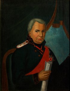 अलेक्जेंडर शिमोनोविच शिश्कोव का पोर्ट्रेट 1754-1841, 1820 द्वारा अज्ञात
