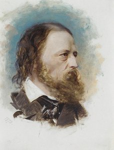 अल्फ्रेड का पोर्ट्रेट, लॉर्ड टेनीसन 1809-1892, 1870। द्वारा अज्ञात