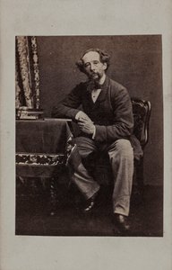 चार्ल्स डिकेंस का पोर्ट्रेट 1812-1870, 1860 का दशक। द्वारा अज्ञात