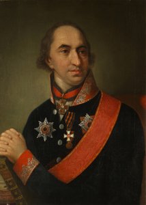 गणना अलेक्जेंडर Semyonovich Khvostov 1753-1820, 1809 की पोर्ट्रेट