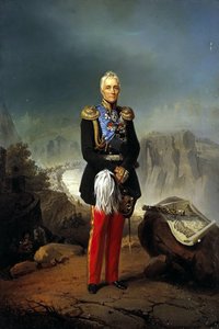 गणना मिखाइल वोरोत्सोव का पोर्ट्रेट 1782-1856, 18 वीं शताब्दी का दूसरा भाग। द्वारा अज्ञात