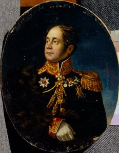 जनरल निकोलाई मार्टर्टानानोविच सिपयागिन का पोर्ट्रेट 1785-1828 द्वारा अज्ञात