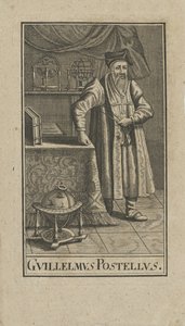 1740 से पहले 1510-1581, गिलियूम पोस्टेल का पोर्ट्रेट। द्वारा अज्ञात