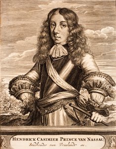 हेनरी कासिमेर द्वितीय 1657-1696 का पोर्ट्रेट, प्रिंस ऑफ नासाओ-डाइट्ज़, 1675। द्वारा अज्ञात