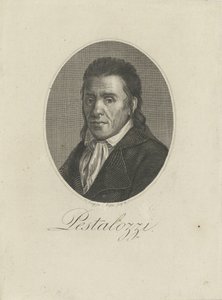 जोहान हेनरिक पेस्टालोज़ी का पोर्ट्रेट 1746-1827, 1805। द्वारा अज्ञात