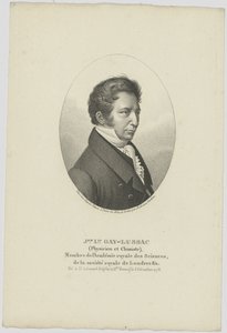 जोसेफ लुई गे-लुसाक का पोर्ट्रेट 1778-1850, सी। 1824। द्वारा अज्ञात