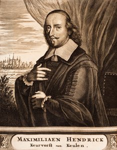 बवेरिया के मैक्सिमिलियन हेनरी का पोर्ट्रेट 1621-1688, कोलोन का आर्कबिशप, 1675। द्वारा अज्ञात