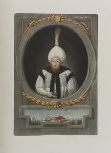 सुल्तान मुस्तफा III का पोर्ट्रेट 1717-1774, 1815 द्वारा अज्ञात