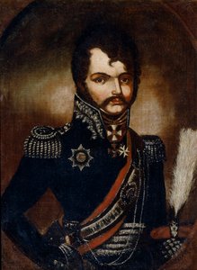 वासिली ओरलोव-डेनिसोव का पोर्ट्रेट 1775-1843 द्वारा अज्ञात