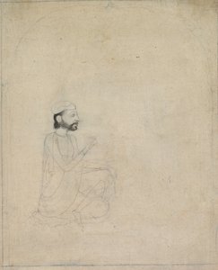 एक बैठा हुआ आदमी का पोर्ट्रेट, सी। 1830-1850। द्वारा अज्ञात