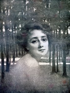 एक महिला का चित्रण, 1898 द्वारा अज्ञात