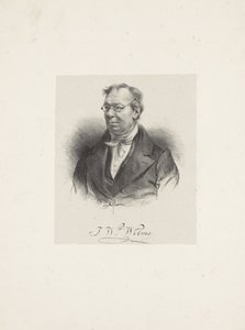 संगीतकार जोहान विल्हेम विल्म्स का पोर्ट्रेट 1772-1847, 1835। द्वारा अज्ञात