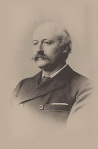 संगीतकार सर चार्ल्स ह्यूबर्ट हेस्टिंग्स पैरी का पोर्ट्रेट 1848-1918, 1891। द्वारा अज्ञात
