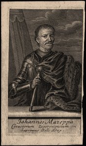 हेटमैन इवान माज़ेपा की पोर्ट्रेट 1639-1709, प्रारंभिक 18 वीं शताब्दी। द्वारा अज्ञात