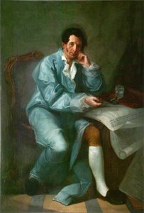 आर्किटेक्ट जीन-बैप्टिस्ट वेलिन डे ला मोथे का पोर्ट्रेट, 1729-1800। द्वारा अज्ञात