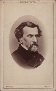 संगीतकार एम्ब्रोज़ थॉमस का पोर्ट्रेट 1811-1896, 1860 का दशक। द्वारा अज्ञात