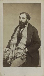 संगीतकार फर्डिनेंड पोइस का पोर्ट्रेट 1828-1892, c. 1875. द्वारा अज्ञात