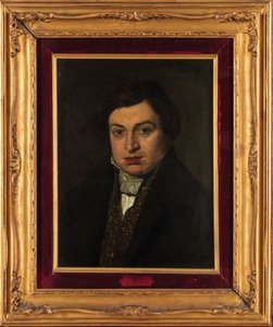 संगीतकार गियोआचिनो एंटोनियो रॉसिनी का पोर्ट्रेट 1792-1868। द्वारा अज्ञात