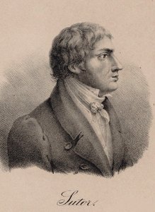गायक और संगीतकार विल्हेम सुटोर का पोर्ट्रेट 1774-1828, सीए 1825। द्वारा अज्ञात