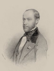 वायलिन वादक और संगीतकार हेनरी वीक्सटेम्प्स का चित्र 1820-1881, 1857। द्वारा अज्ञात