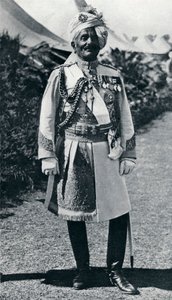 प्रताप सिंह 1845-1922, ब्रिटिश भारतीय सेना के अधिकारी और महाराजा, 1914 द्वारा अज्ञात