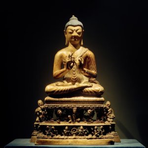 उपदेश बुद्ध - मूर्तिकला, 8 वीं शताब्दी द्वारा अज्ञात