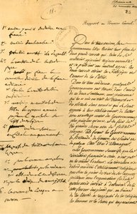 कॉनकॉर्ड के लिए तैयारी के नोट्स, 22 नवंबर 1800, 1921। द्वारा अज्ञात