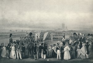 93 वें हाइलैंडर्स के लिए नए रंग प्रस्तुत करना, 7 अक्टूबर, 1834, 1834 1909 द्वारा अज्ञात