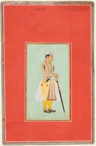 Prince Suraj Singh Rathor of Bikaner, 1611-13.  द्वारा अज्ञात