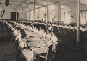 कैंटीन, 1889 में नोबल मेडेंस के लिए स्मॉली इंस्टीट्यूट के छात्र द्वारा अज्ञात