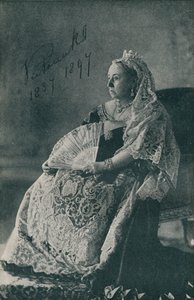 1897 1909 में हीर जयंती के दिन महारानी विक्टोरिया द्वारा अज्ञात