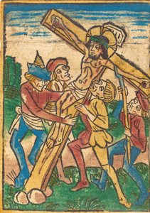 क्रॉस उठाना, सी. 1490. द्वारा अज्ञात