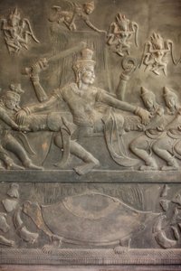 रामायण मूर्तिकला, सिएम रीप, कंबोडिया द्वारा अज्ञात