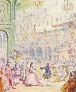 1842, 1903 में रानेलघ गार्डन में रोटंडा में रैंडुलफ और हिल्डा नाचते हुए द्वारा अज्ञात