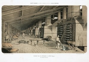 कच्चा माल प्रसंस्करण, जिंक वर्क्स में धातुकर्म भट्टियां, सेंट लियोनार्ड, लीज, बेल्जियम द्वारा अज्ञात