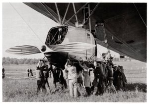 रियर गोंडोला, ज़ेपेलिन एलजेड 127 ग्रेफ़ ज़ेपेलिन, 1933 द्वारा अज्ञात
