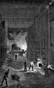 रिटोर्ट हाउस, इंपीरियल गैसवर्क्स, किंग्स रोड, लंदन, 1876 द्वारा अज्ञात