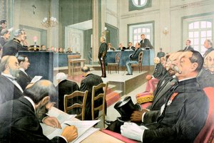अल्बर्ट ड्रेफस, रेन्नेस, फ्रांस, 1899 का रेट्रियल द्वारा अज्ञात