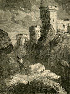 रिचर्ड आई। चालुज़ के महल की घेराबंदी में घायल, 1199, 1890। द्वारा अज्ञात
