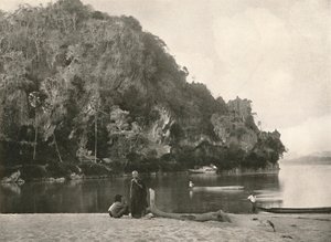 नदी दृश्य - भामो के पास, दूसरा घाटा, 1900। द्वारा अज्ञात