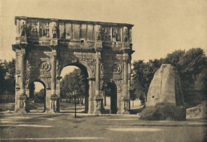 रोमा - आर्क ऑफ कॉन्स्टेंटाइन ईस्वी 315, 1910 द्वारा अज्ञात