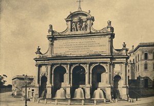 रोमा - पॉल वी के एक्वाडक्ट का फव्वारा, 1612, 1910 में फोंटाना के डिजाइनों से बनाया गया था द्वारा अज्ञात