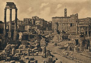 रोमा - रोमन फोरम और कैपिटोलिन हिल, 1910 द्वारा अज्ञात