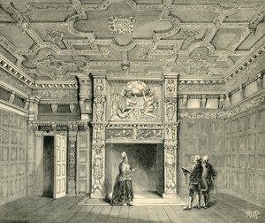 सर पॉल पिंडर्स हाउस में कमरा, c1872। द्वारा अज्ञात