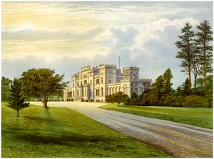 रॉसी कैसल, फ़ॉर्फशायर, स्कॉटलैंड, मैकडोनाल्ड परिवार का घर, c1880 द्वारा अज्ञात