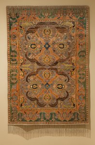 सिल्क और मेटल थ्रेड के साथ रॉयल कारपेट, 1600-1625। द्वारा अज्ञात