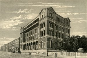 रॉयल स्कूल ऑफ माइन्स, साउथ केंसिंग्टन, c1876। द्वारा अज्ञात