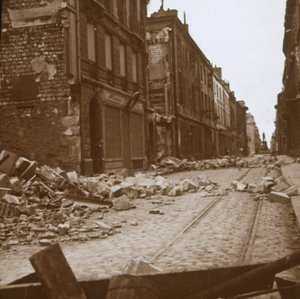 Rue Cérès, Reims, उत्तरी फ्रांस, c1914-c1918। द्वारा अज्ञात