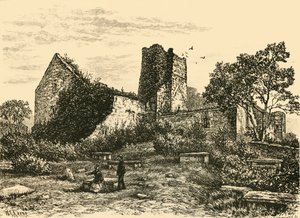 रथमुल्लेन के पास खंडहर, 1898। द्वारा अज्ञात