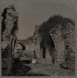 क्रूसेडर्स चर्च के खंडहर, रामलेह, c1900 द्वारा अज्ञात